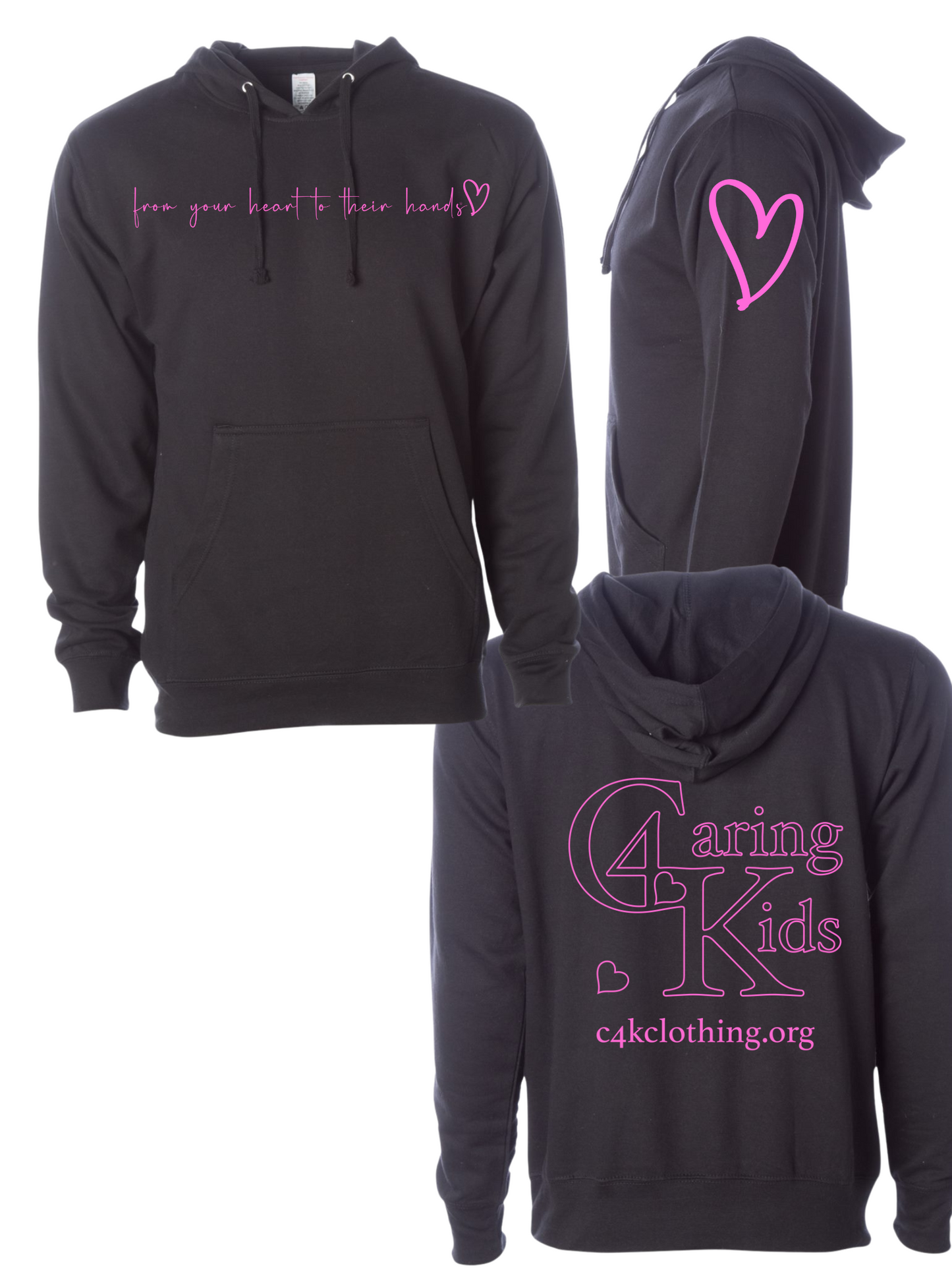 Caring For Kids Heart on Sleeve Hoodie