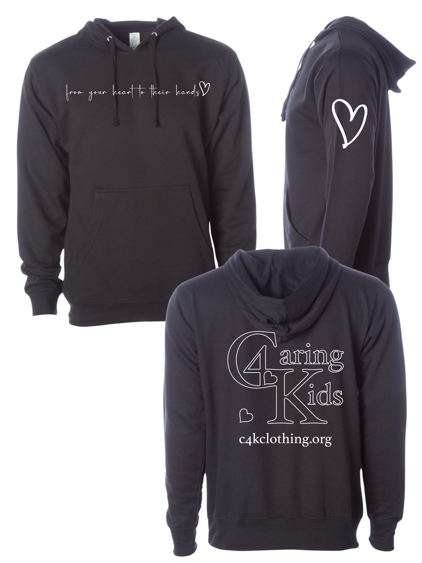 Caring For Kids Heart on Sleeve Hoodie