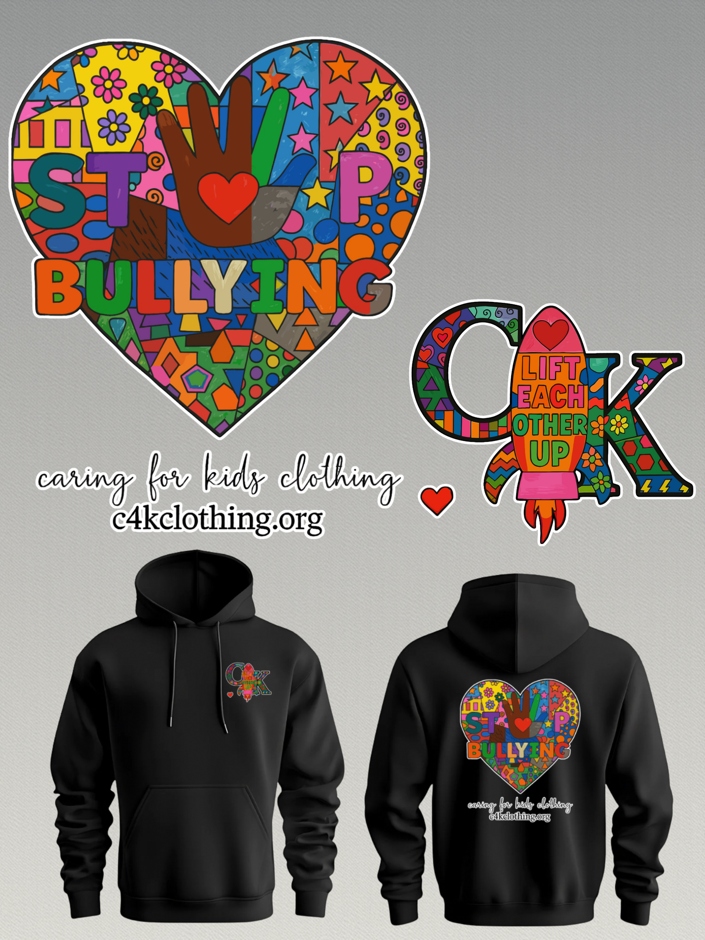 Lift Each Other UP and Stop Bullying Hoodie