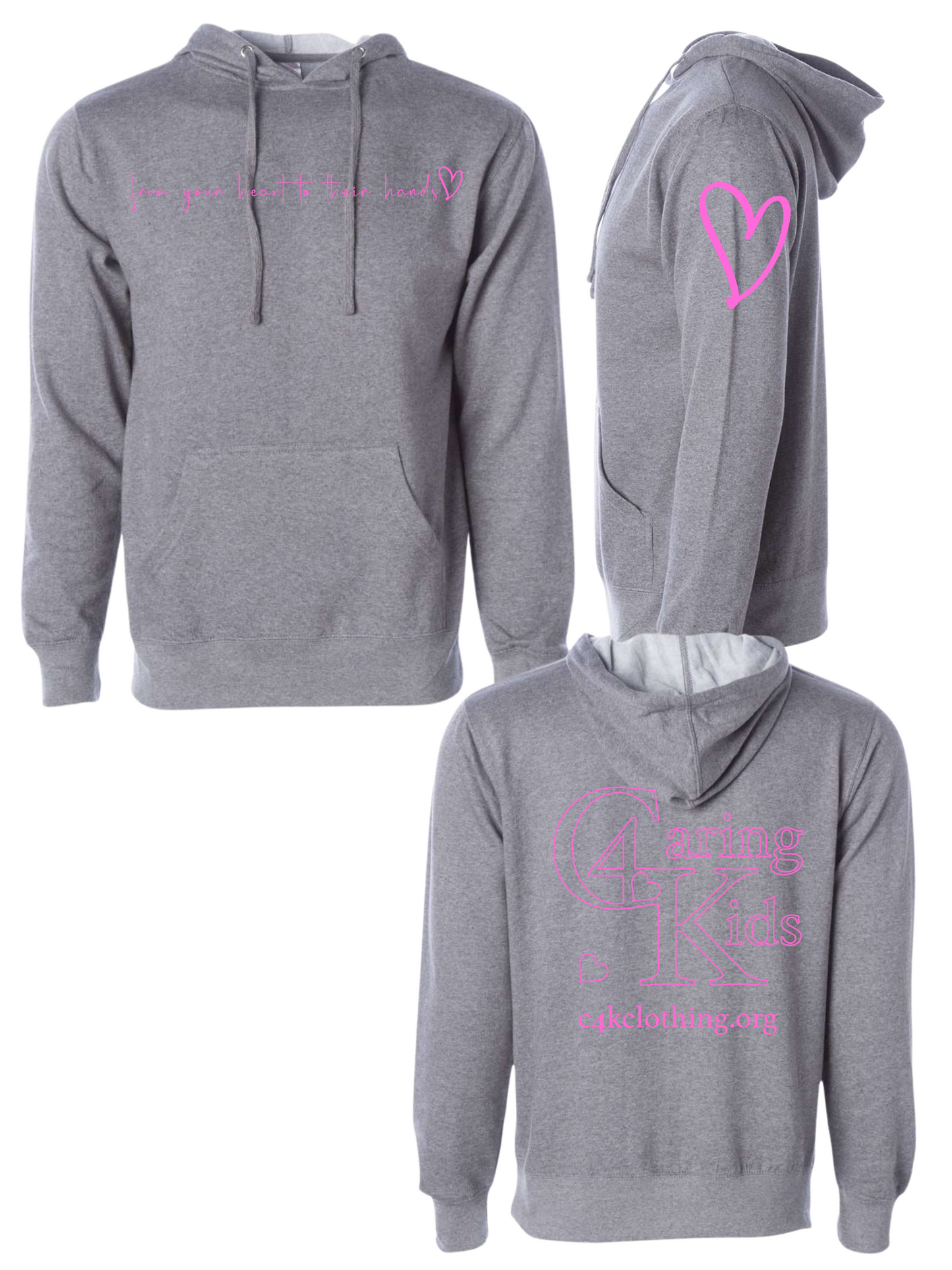 Caring For Kids Heart on Sleeve Hoodie