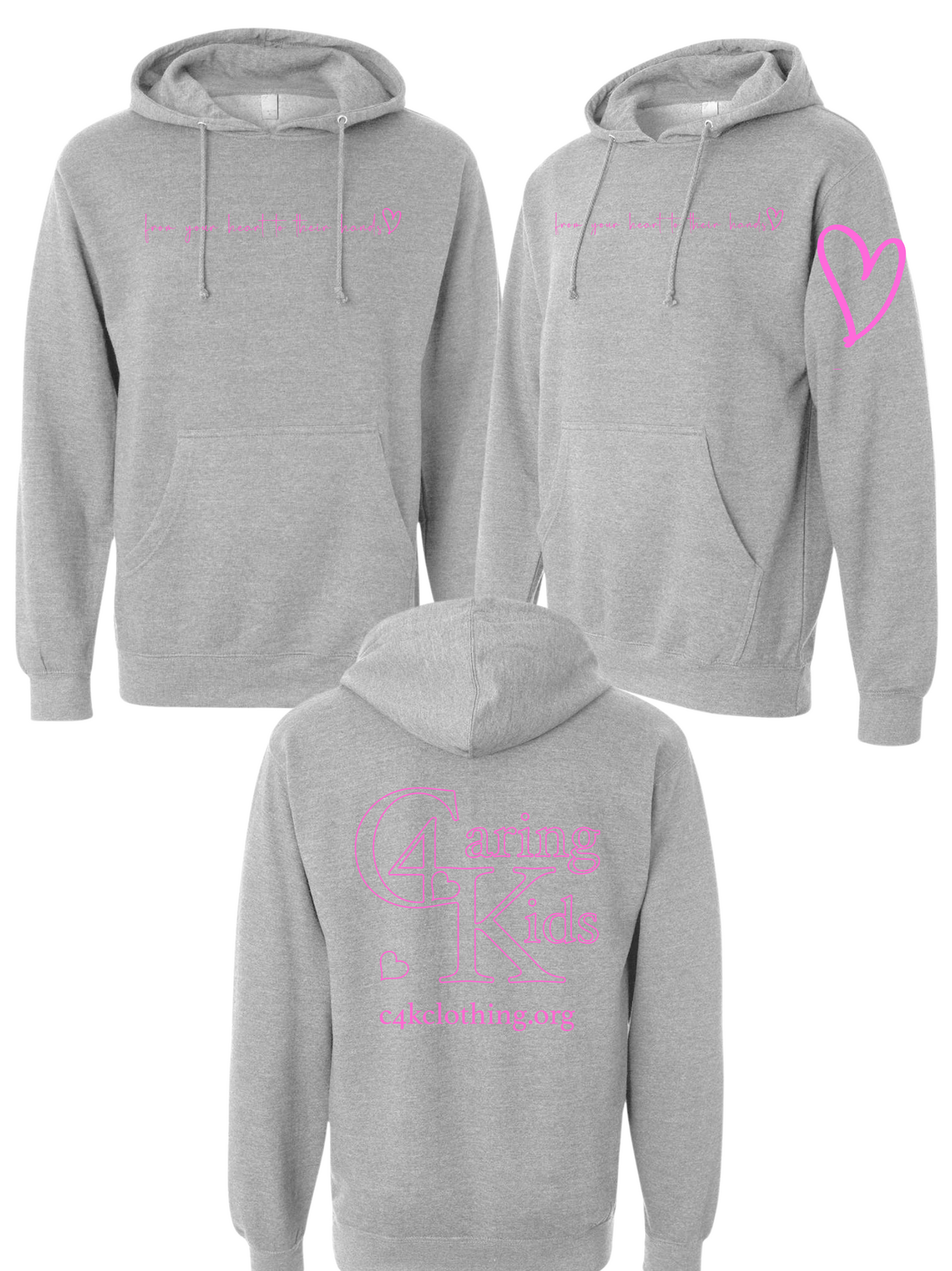 Caring For Kids Heart on Sleeve Hoodie