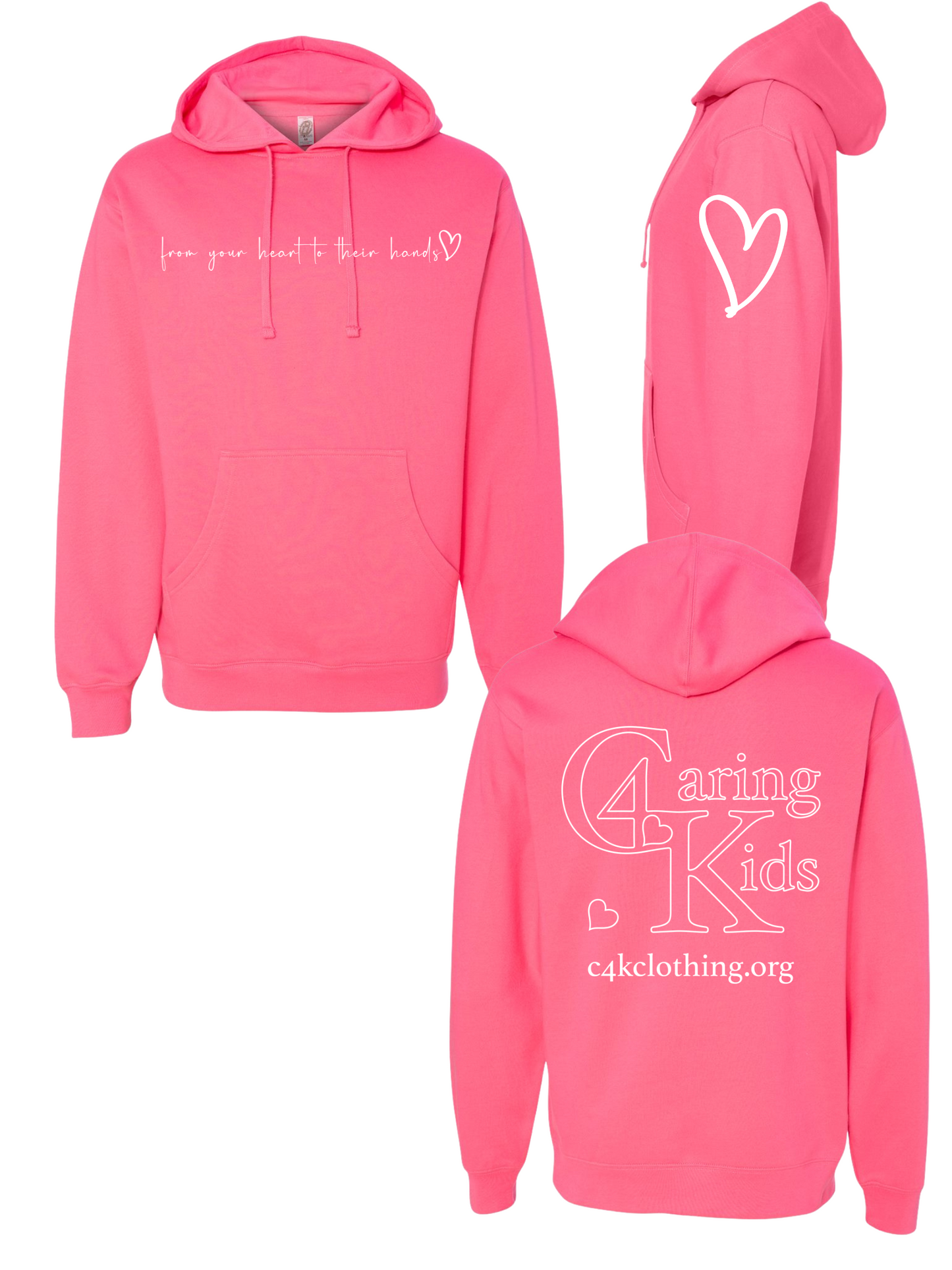Caring For Kids Heart on Sleeve Hoodie