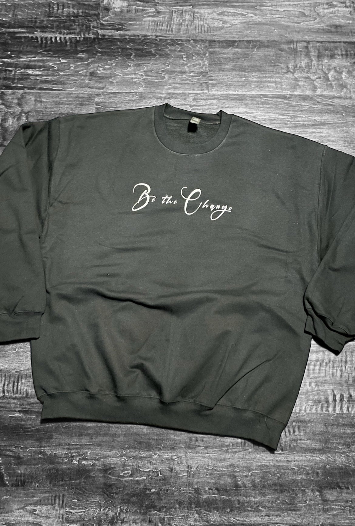 C4K Be the Change Black Crew Neck Sweatshirt