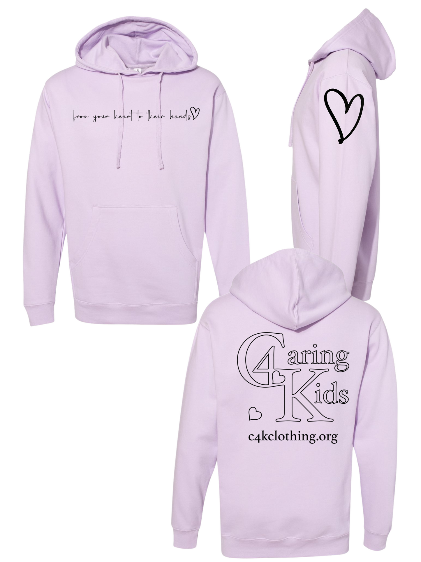 Caring For Kids Heart on Sleeve Hoodie