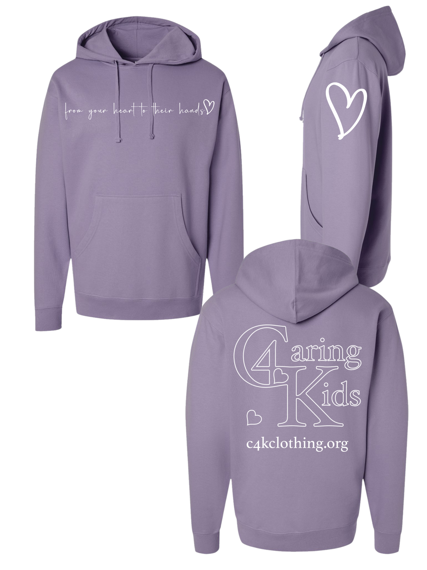 Caring For Kids Heart on Sleeve Hoodie
