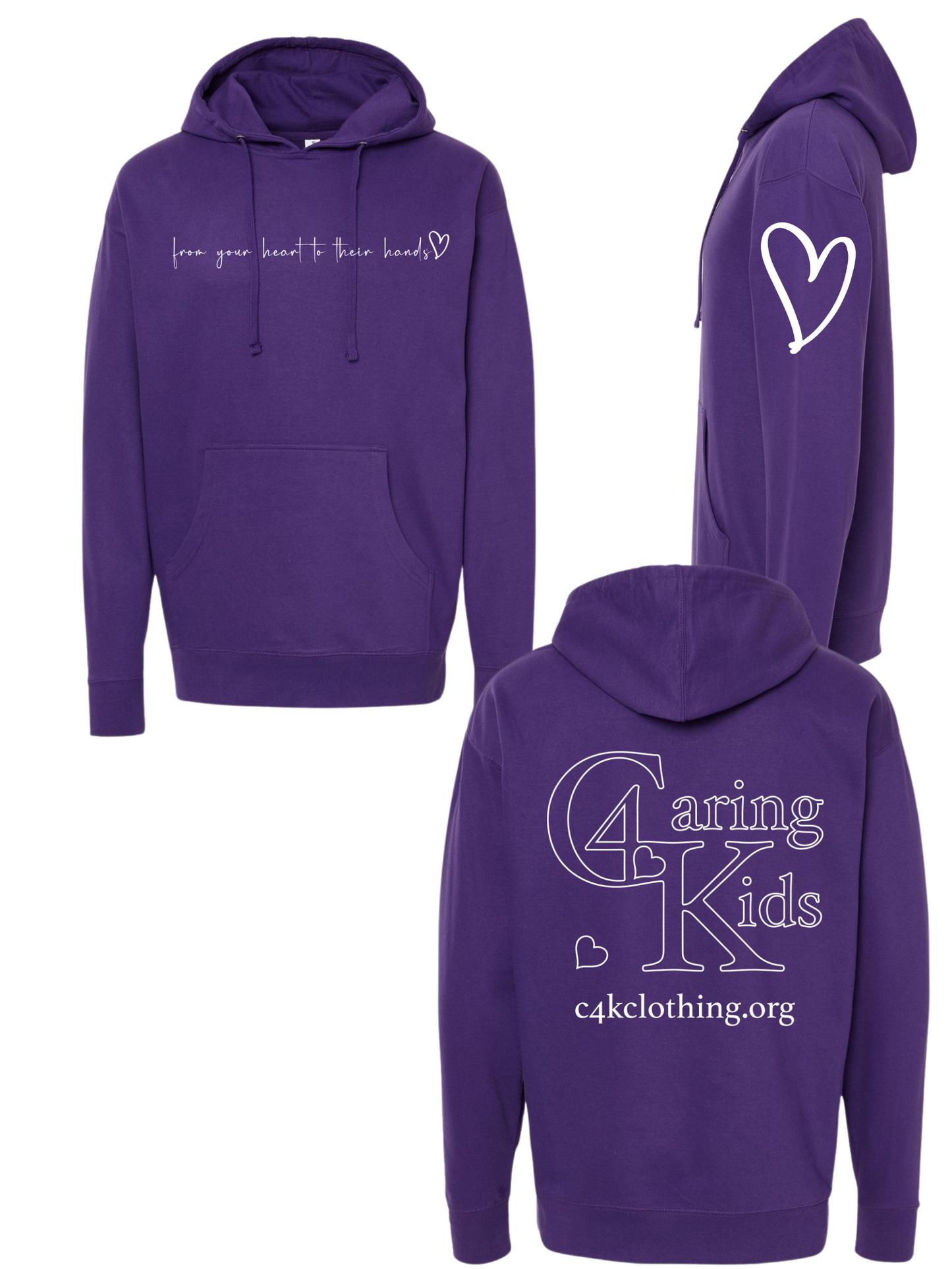 Caring For Kids Heart on Sleeve Hoodie