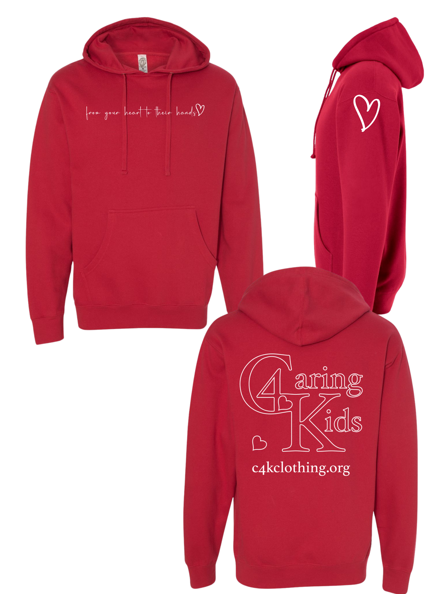 Caring For Kids Heart on Sleeve Hoodie