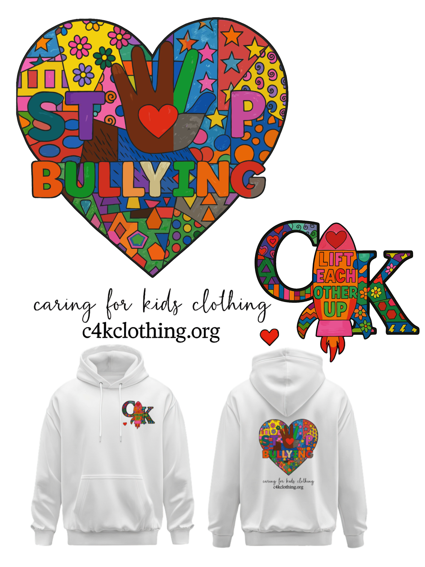 Lift Each Other UP and Stop Bullying Hoodie
