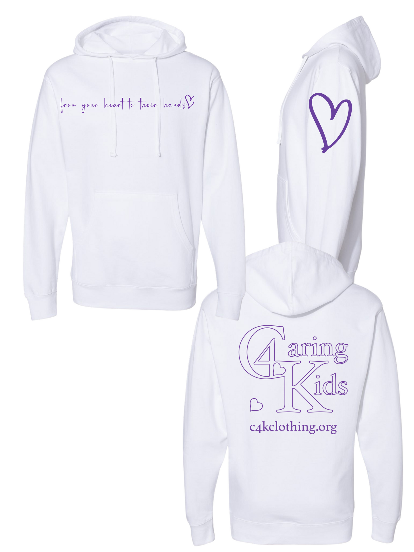 Caring For Kids Heart on Sleeve Hoodie