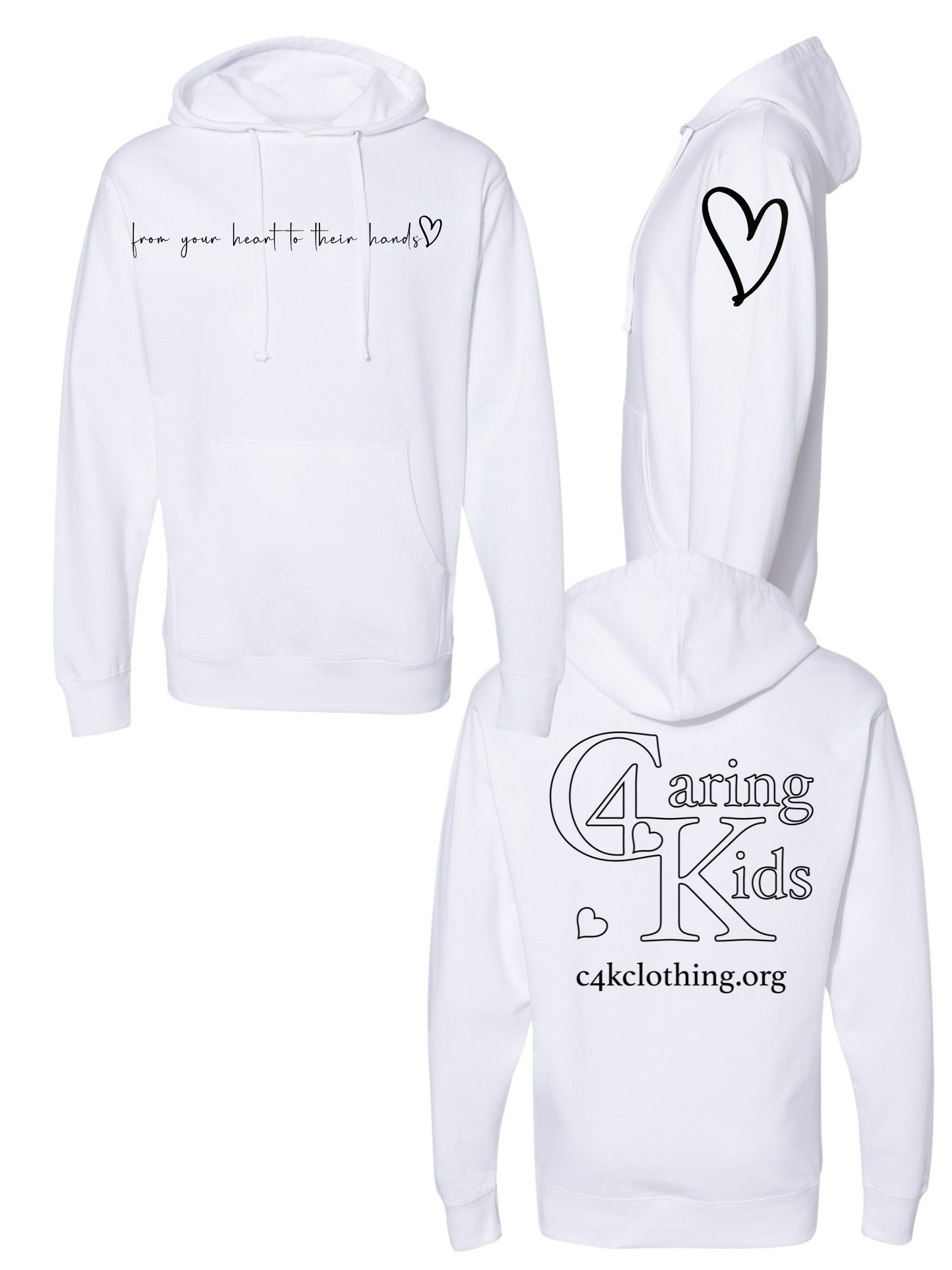 Caring For Kids Heart on Sleeve Hoodie